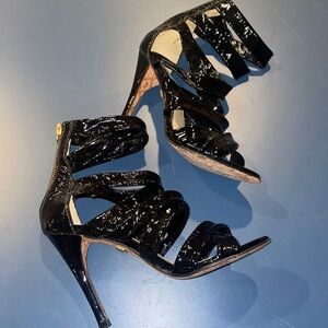LAMB black Patent leather heels size 6.5